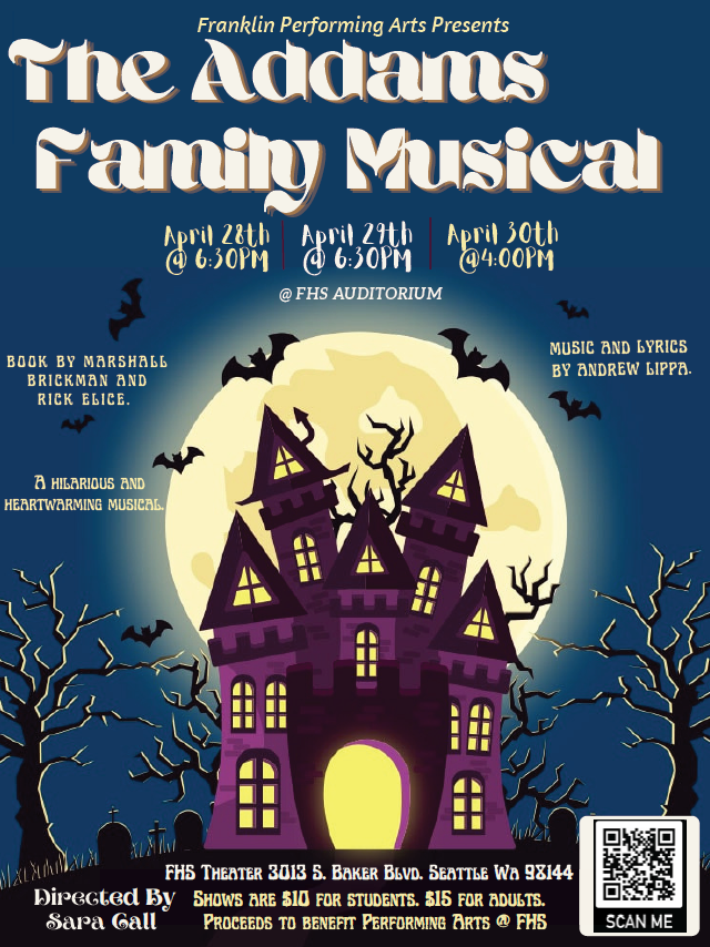 Franklin Performing Arts Presents The Addams Family Musical details on the page